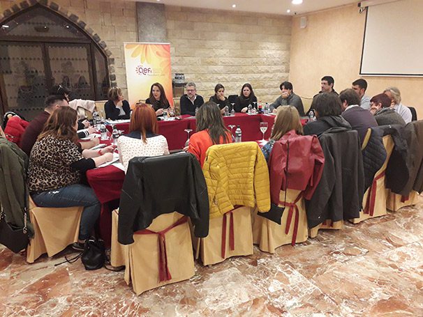 Reunión de la Junta Directiva de la Asociación Española de Floristas con escuelas y centros de formación de arte floral