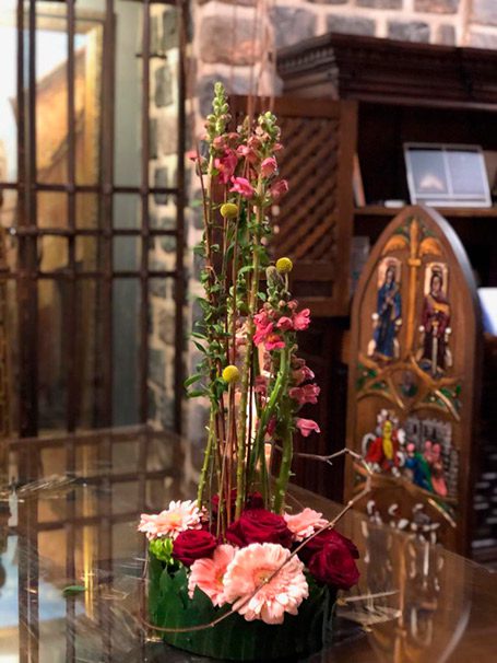 Decoración floral del hotel Sercotel Alfonso VI