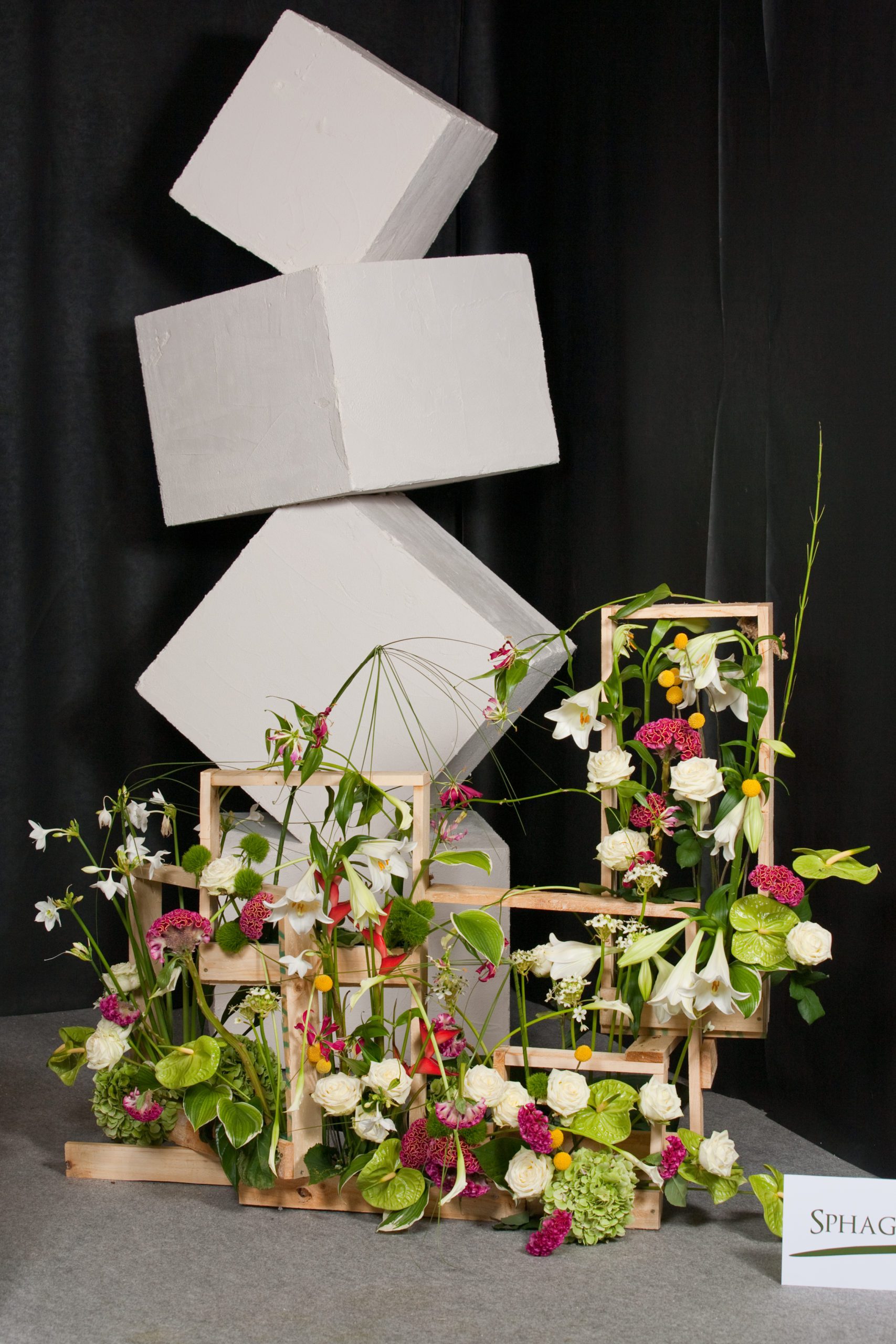 Composición de flor cortada